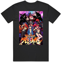 Gurren Lagann Anime Tv Show Cool Fan T Shirt Gurren Lagann Anime Tv Show Cool Fan T Shirt