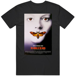 The Silence Of The Lambs Cool Vintage 90's Movie Fan T Shirt The Silence Of The Lambs Cool Vintage 90's Movie Fan T Shirt
