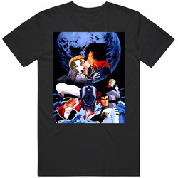 Starblazers 2203 Ad Anime Brand New Classic Black T Shirt Starblazers 2203 Ad Anime Brand New Classic Black T Shirt