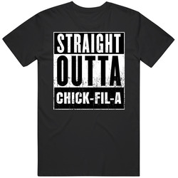 Straight Outta Chick-fil-a Movie And Fast Food Parody T Shirt Straight Outta Chick-fil-a Movie And Fast Food Parody T Shirt