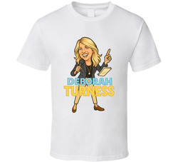 Deborah Turness Retro Look Caricature T Shirt Deborah Turness Retro Look Caricature T Shirt