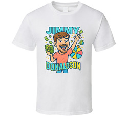 Jimmy Donaldson Retro Look Caricature T Shirt Jimmy Donaldson Retro Look Caricature T Shirt