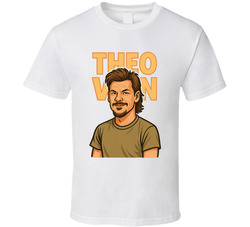 Theo Von Retro Look Caricature T Shirt Theo Von Retro Look Caricature T Shirt