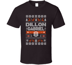 Dillon Gabriel 8 Ugly Christmas T Shirt Dillon Gabriel 8 Ugly Christmas T Shirt