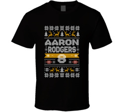 Aaron Rodgers 8 Ugly Christmas T Shirt Aaron Rodgers 8 Ugly Christmas T Shirt