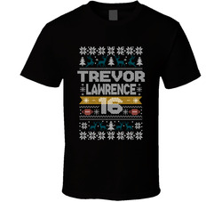 Trevor Lawrence 16 Ugly Christmas T Shirt Trevor Lawrence 16 Ugly Christmas T Shirt