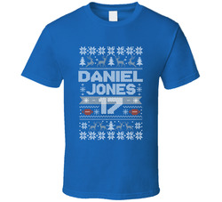 Daniel Jones 17 Ugly Christmas T Shirt Daniel Jones 17 Ugly Christmas T Shirt