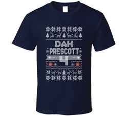 Dak Prescott 4 Ugly Christmas T Shirt Dak Prescott 4 Ugly Christmas T Shirt
