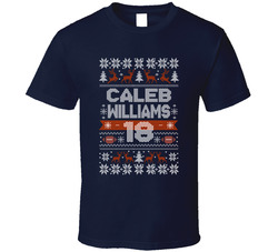 Caleb Williams 18 Ugly Christmas T Shirt Caleb Williams 18 Ugly Christmas T Shirt