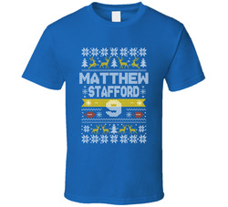 Matthew Stafford 9 Ugly Christmas T Shirt Matthew Stafford 9 Ugly Christmas T Shirt