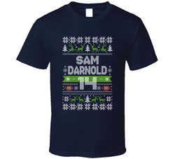 Sam Darnold 14 Ugly Christmas T Shirt Sam Darnold 14 Ugly Christmas T Shirt
