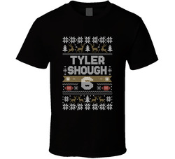 Tyler Shough 6 Ugly Christmas T Shirt Tyler Shough 6 Ugly Christmas T Shirt