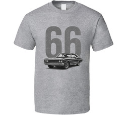 1966 Dodge Charger Retro Look Car T Shirt 1966 Dodge Charger Retro Look Car T Shirt