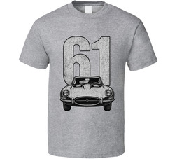 1961 Jaguar E-type Retro Look Car T Shirt 1961 Jaguar E-type Retro Look Car T Shirt