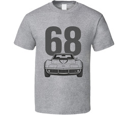 1968 Chevrolet Corvette Retro Look Car T Shirt 1968 Chevrolet Corvette Retro Look Car T Shirt