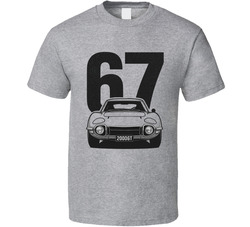 1967 Toyota 2000gt Retro Look Car T Shirt 1967 Toyota 2000gt Retro Look Car T Shirt
