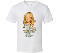 Sydney Sweeney Retro Look Caricature T Shirt Sydney Sweeney Retro Look Caricature T Shirt