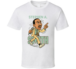 Stephen A. Smith Retro Look Caricature T Shirt Stephen A. Smith Retro Look Caricature T Shirt