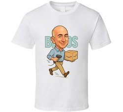Jeff Bezos Retro Look Caricature T Shirt Jeff Bezos Retro Look Caricature T Shirt