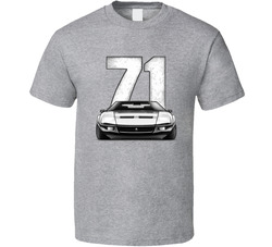 1971 De Tomaso Pantera Retro Look Car T Shirt 1971 De Tomaso Pantera Retro Look Car T Shirt