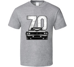 1970 Plymouth Hemi 'cuda Retro Look Car T Shirt 1970 Plymouth Hemi 'cuda Retro Look Car T Shirt
