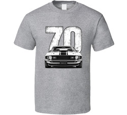 1970 Ford Mustang Boss 302 Retro Look Car T Shirt 1970 Ford Mustang Boss 302 Retro Look Car T Shirt