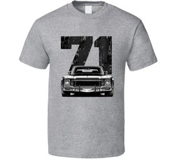 1971 Chevrolet Monte Carlo Ss 454 Retro Look Car T Shirt 1971 Chevrolet Monte Carlo Ss 454 Retro Look Car T Shirt