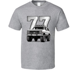 1977 Chevrolet K5 Blazer Retro Look Car T Shirt 1977 Chevrolet K5 Blazer Retro Look Car T Shirt