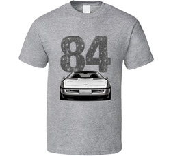 1984 Chevrolet Corvette C4 Retro Look Car T Shirt 1984 Chevrolet Corvette C4 Retro Look Car T Shirt