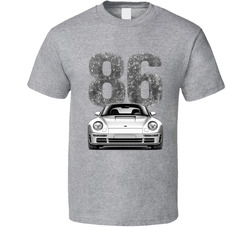 1986 Porsche 959 Retro Look Car T Shirt 1986 Porsche 959 Retro Look Car T Shirt