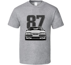 1987 Ford Mustang 5.0 Lx Retro Look Car T Shirt 1987 Ford Mustang 5.0 Lx Retro Look Car T Shirt