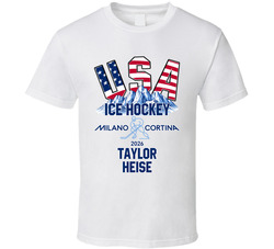 Taylor Heise Ice Hockey Milano Cortina 2026 Fan T Shirt Taylor Heise Ice Hockey Milano Cortina 2026 Fan T Shirt