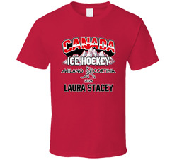 Laura Stacey Ice Hockey Canada Milano Cortina 2026 Fan T Shirt Laura Stacey Ice Hockey Canada Milano Cortina 2026 Fan T Shirt