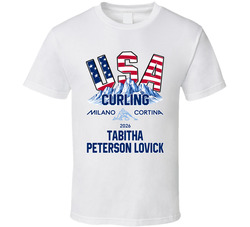 Tabitha Peterson Lovick Curling Milano Cortina 2026 Fan T Shirt Tabitha Peterson Lovick Curling Milano Cortina 2026 Fan T Shirt