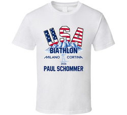 Paul Schommer Biathlon Milano Cortina 2026 Fan T Shirt