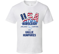 Kaillie Humphries Bobsleigh Milano Cortina 2026 Fan T Shirt Kaillie Humphries Bobsleigh Milano Cortina 2026 Fan T Shirt