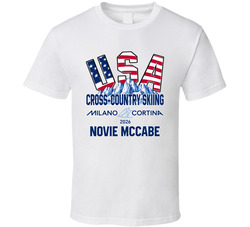 Novie Mccabe Cross-country Skiing Milano Cortina 2026 Fan T Shirt Novie Mccabe Cross-country Skiing Milano Cortina 2026 Fan T Shirt