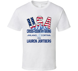 Lauren Jortberg Cross-country Skiing Milano Cortina 2026 Fan T Shirt Lauren Jortberg Cross-country Skiing Milano Cortina 2026 Fan T Shirt
