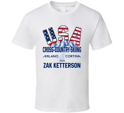 Zak Ketterson Cross-country Skiing Milano Cortina 2026 Fan T Shirt Zak Ketterson Cross-country Skiing Milano Cortina 2026 Fan T Shirt