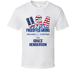 Grace Henderson Freestyle Skiing Milano Cortina 2026 Fan T Shirt Grace Henderson Freestyle Skiing Milano Cortina 2026 Fan T Shirt