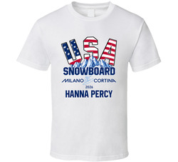 Hanna Percy Snowboard Milano Cortina 2026 Fan T Shirt Hanna Percy Snowboard Milano Cortina 2026 Fan T Shirt