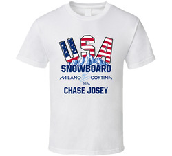 Chase Josey Snowboard Milano Cortina 2026 Fan T Shirt Chase Josey Snowboard Milano Cortina 2026 Fan T Shirt