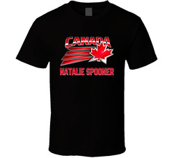 Natalie Spooner Hockey Canada Milano Cortina 2026 T Shirt Natalie Spooner Hockey Canada Milano Cortina 2026 T Shirt