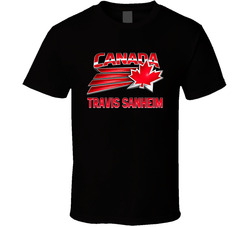 Travis Sanheim Hockey Canada Milano Cortina 2026 T Shirt Travis Sanheim Hockey Canada Milano Cortina 2026 T Shirt