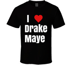 I Heart Love Drake Maye Football Fan T Shirt I Heart Love Drake Maye Football Fan T Shirt
