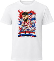 Josko Gvardiol Croatia Soccer Caricature 2026 World Cup T Shirt Josko Gvardiol Croatia Soccer Caricature 2026 World Cup T Shirt