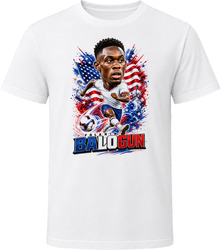 Folarin Balogun United States Soccer Caricature 2026 World Cup T Shirt