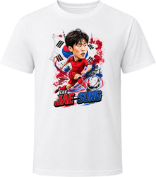 Lee Jae-sung South Korea Soccer Caricature 2026 World Cup T Shirt