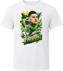 Ederson Brazil Soccer Caricature 2026 World Cup T Shirt