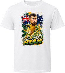 Mathew Ryan Australia Soccer Caricature 2026 World Cup T Shirt